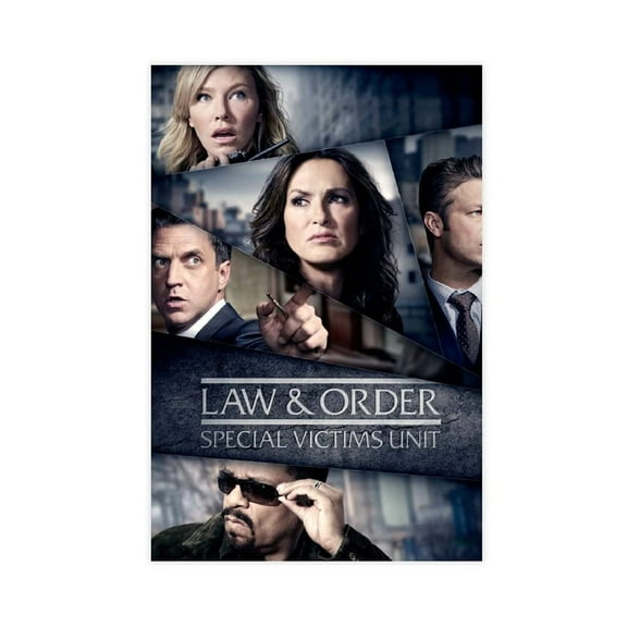 Law & Order Special Victims Unit TV Series Poster Art Deco Restaurant Dormitory Corridor Canvas Poster Bedroom Decor Sports Landscape Office Room Decor Gift