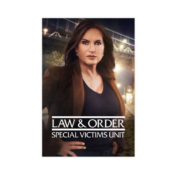 Law & Order Special Victims Unit TV Series Poster Art Deco Restaurant Dormitory Corridor Canvas Poster Bedroom Decor Sports Landscape Office Room Decor Gift