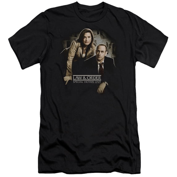 Law & Order Svu Crime Drama TV Series Helping Victims Adult Slim T-Shirt Tee