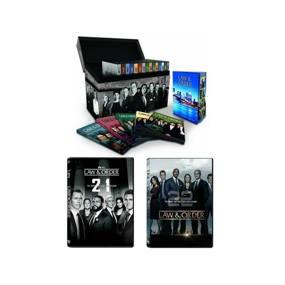 Law & Order: The Complete Series Collection Seasons 1-20 +21 and 22 Season DVD
