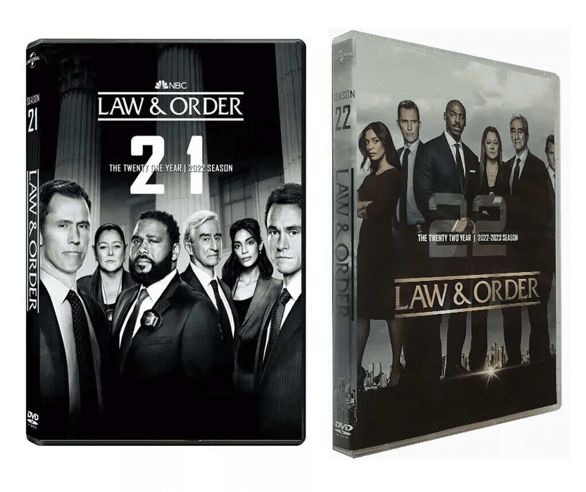 Law & Order: Complete Seasons 21 & 22 DVD Set - New, Sealed with
