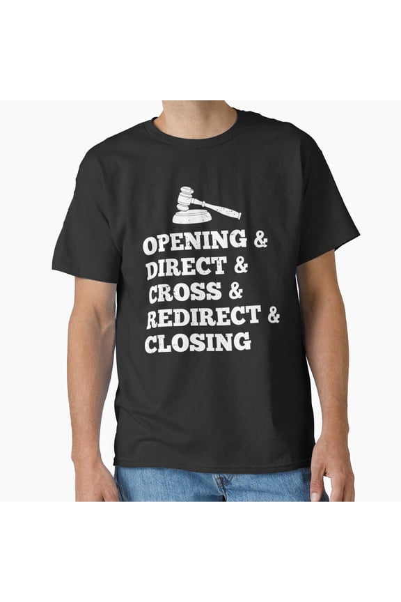 Law School Future Attorney Mock Trial Procedure T-Shirt