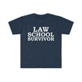 thumbnail image 1 of Law School Survivor  Unisex T-shirt S-3XL Attorney Graduate Graduation, 1 of 2