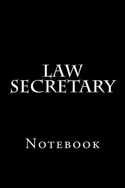Law Secretary : Notebook (Paperback)
