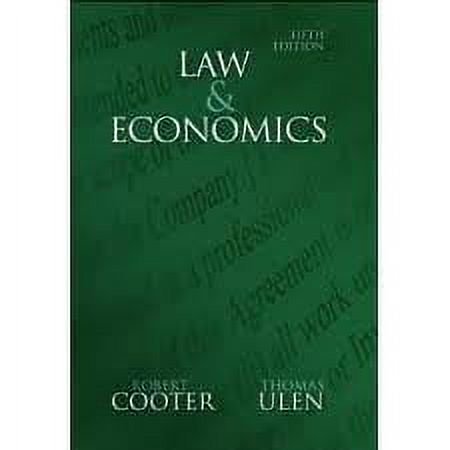 Pre-Owned Law and Economics Hardcover Robert Cooter