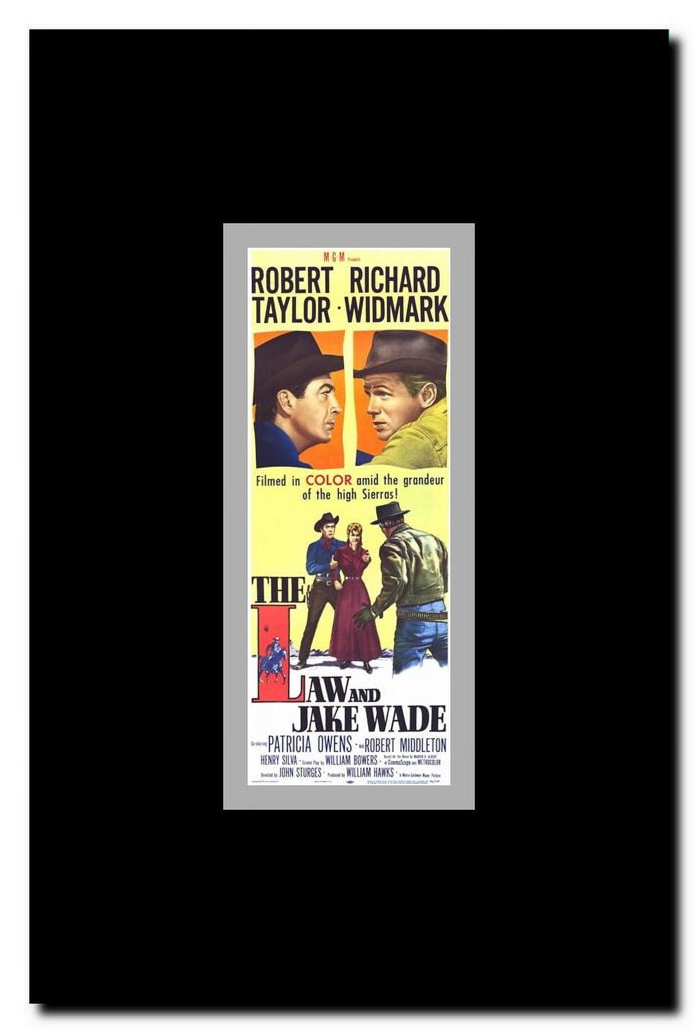 Law and Jake Wade Framed Movie Poster