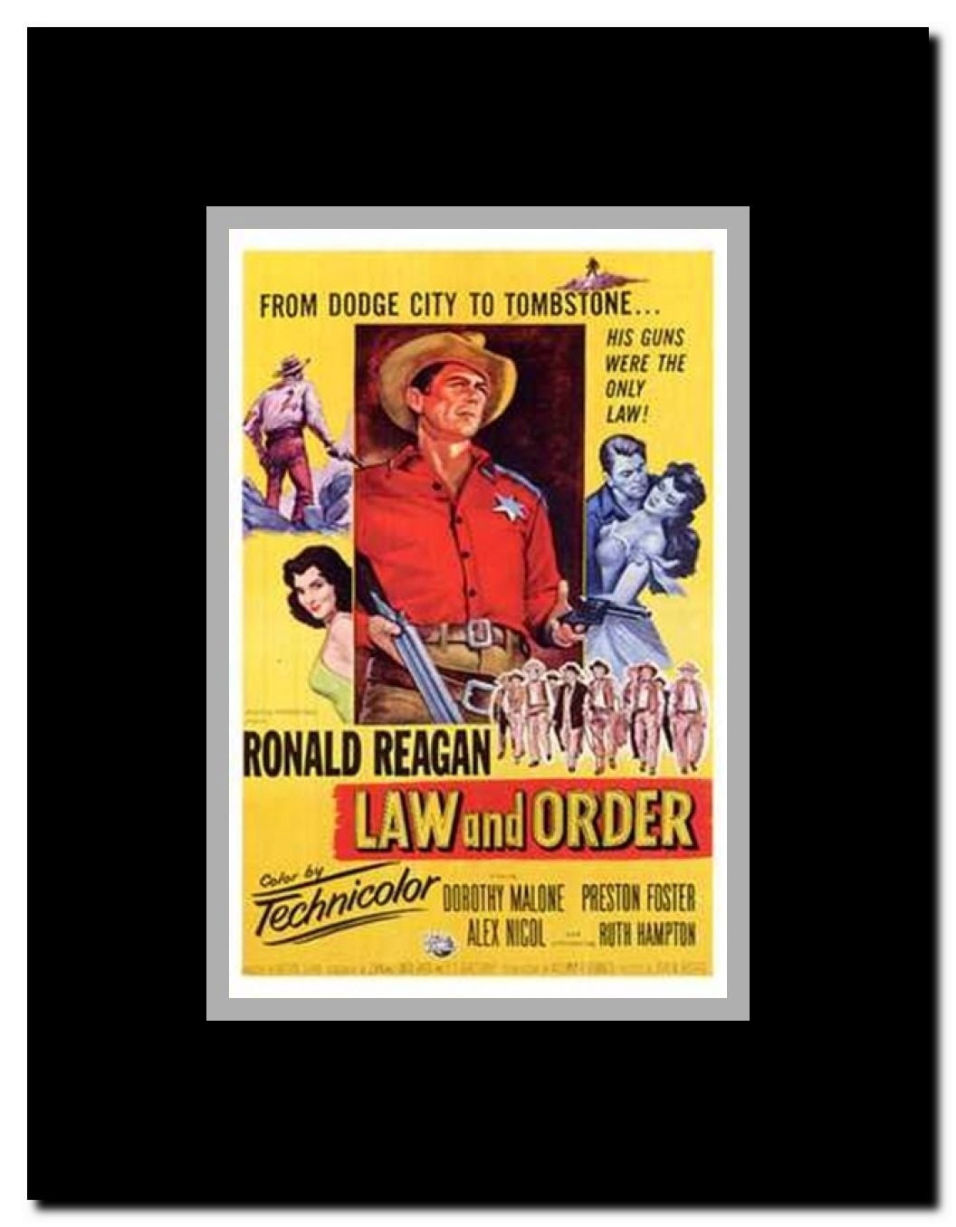 Law and Order Framed Movie Poster