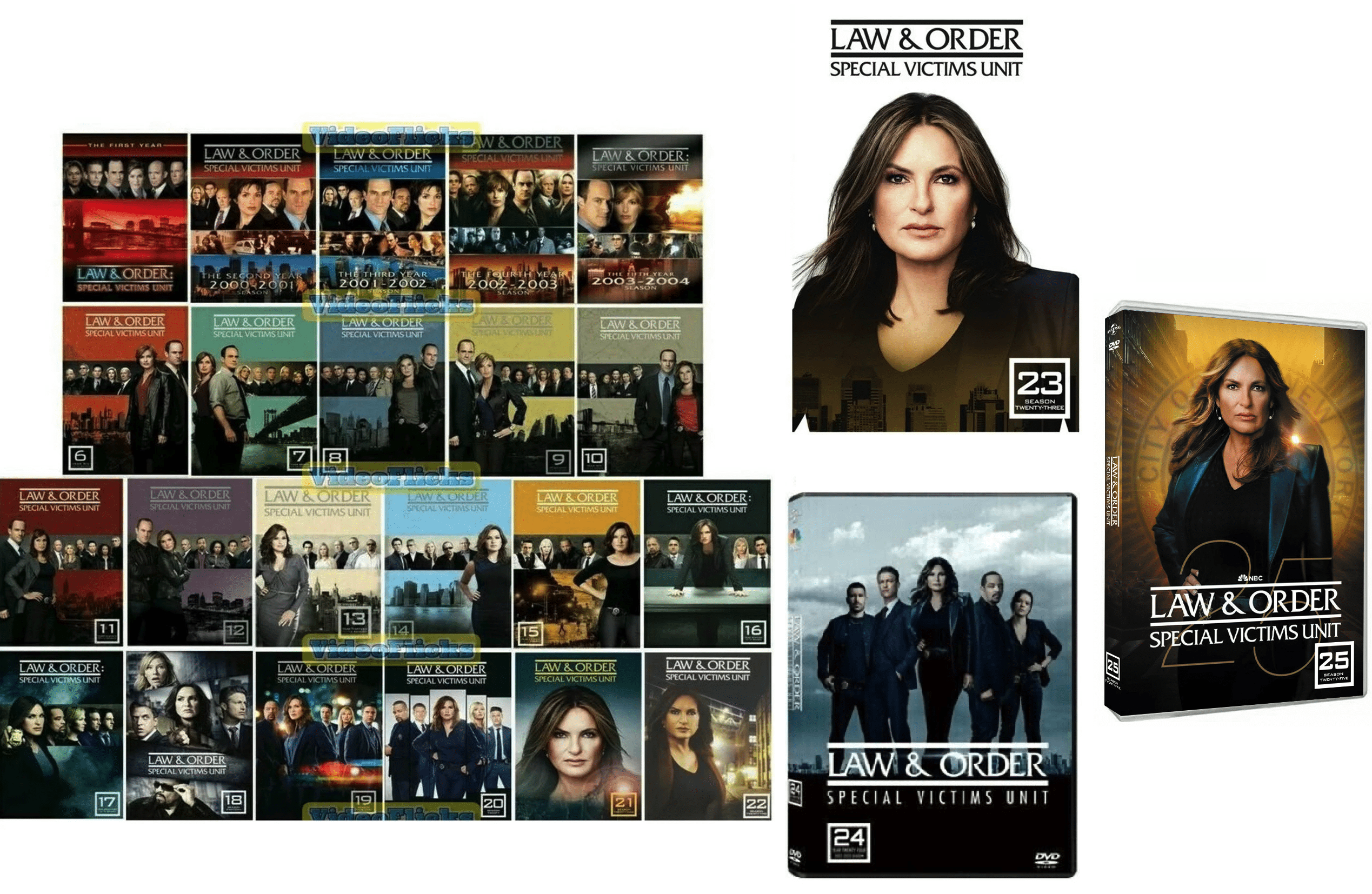 Law and Order SVU: Complete Series Seasons 1-25 (DVD) - New York