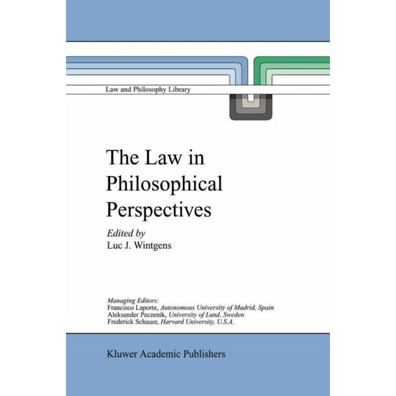 Law and Philosophy Library The Law in Philosophical Perspectives: My Philosophy of Law, Book 41, (Paperback)