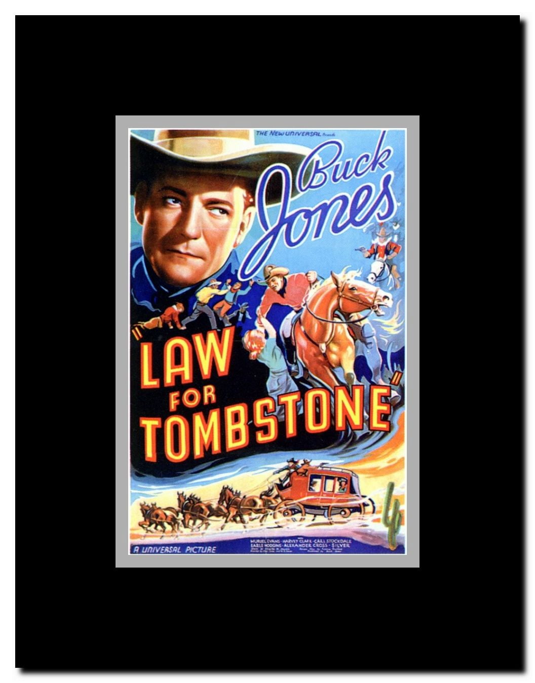 Law for Tombstone Framed Movie Poster