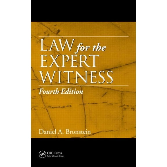 Law for the Expert Witness (Hardcover)