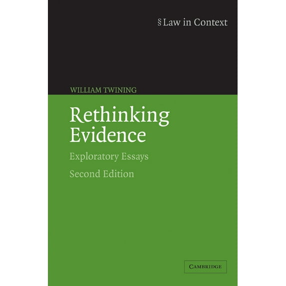 Law in Context Rethinking Evidence: Exploratory Essays, (Paperback)