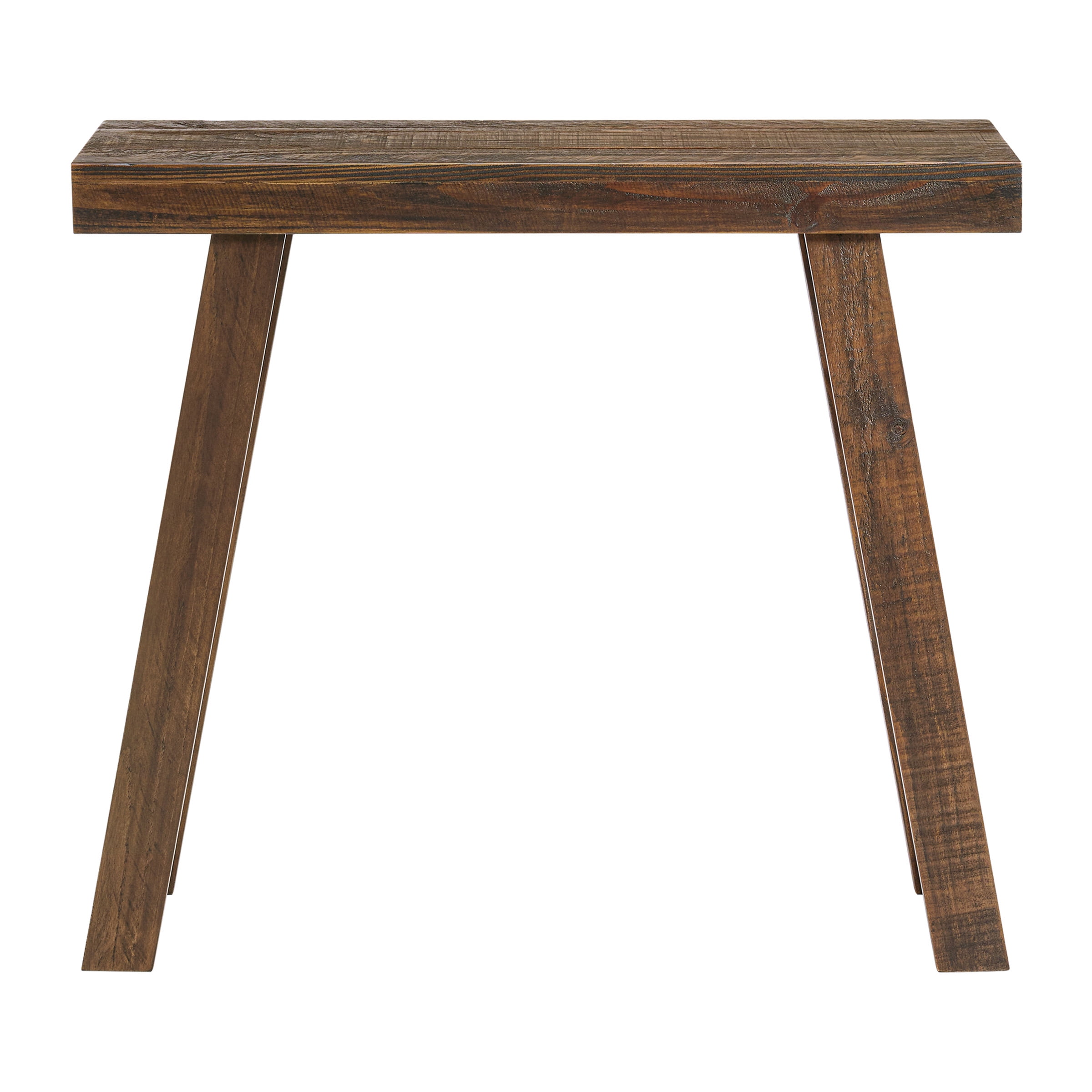 Alaterre Furniture Lawas Solid Wood Console Table - 36 Inch Small Entryway Table (Brown)