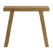 Alaterre Furniture Lawas Solid Wood Console Table - 36 Inch Small Entryway Table Oak
