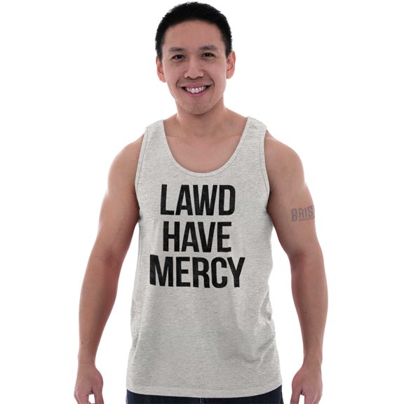 Lawd Have Mercy Funny South Country Plus Size Graphic Tank Top Brisco Brands 3X