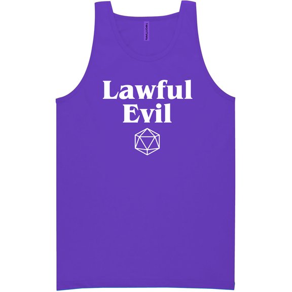 Lawful Evil Neon Tank Top