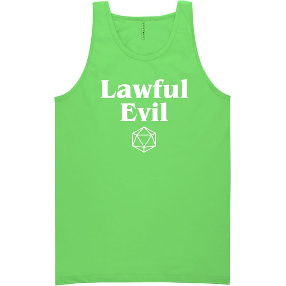 Lawful Evil Neon Tank Top