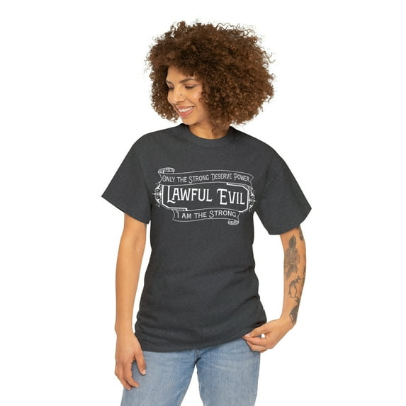Lawful Evil Role Playing Alignment - Unisex T-Shirt
