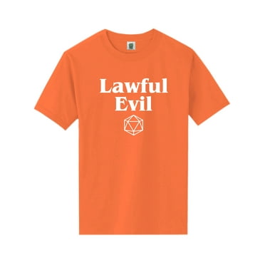 Lawful Evil Short Sleeve Neon T-Shirt