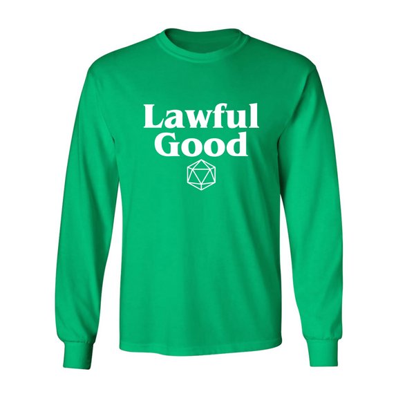 Lawful Good Adult Long Sleeve T-shirt