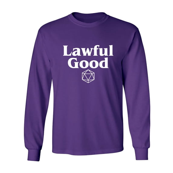 Lawful Good Adult Long Sleeve T-shirt
