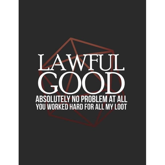 Lawful Good : RPG Alignment Themed Mapping and Notes Note (Paperback)