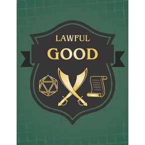 Lawful Good: RPG Themed Mapping and Notes Book - Dark Green Theme Paperback 1790645689 9781790645688 PuddingPie Notebooks