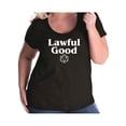 thumbnail image 1 of Lawful Good Womens Plus Size Scoopneck Tee, 1 of 1