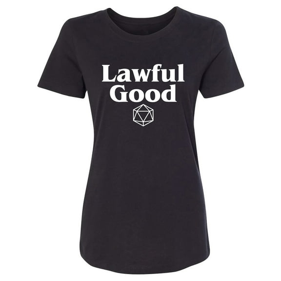 Lawful Good Womens crewneck tee