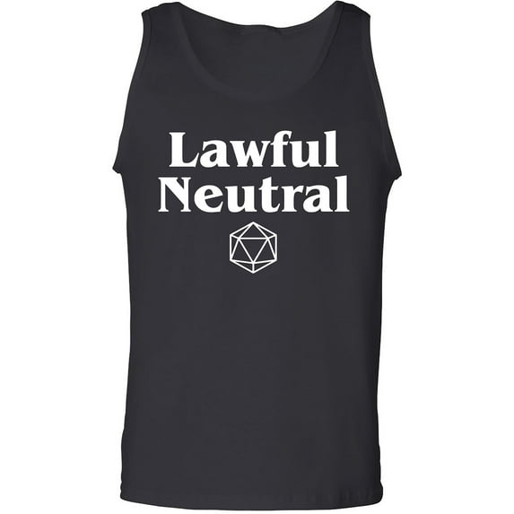 Lawful Neutral Adult Tank Top