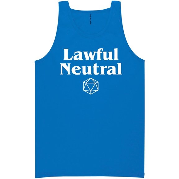 Lawful Neutral Neon Tank Top