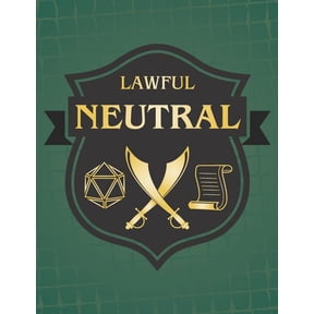 Lawful Neutral: RPG Themed Mapping and Notes Book - Dark Green Theme Paperback 1790645697 9781790645695 PuddingPie Notebooks
