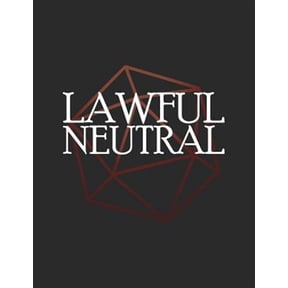 Pre-Owned Lawful Neutral: RPG Themed Mapping and Notes Book