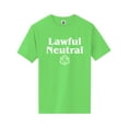 thumbnail image 1 of Lawful Neutral Short Sleeve Neon T-Shirt, 1 of 1