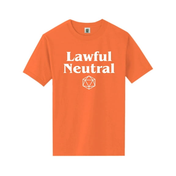 Lawful Neutral Short Sleeve Neon T-Shirt