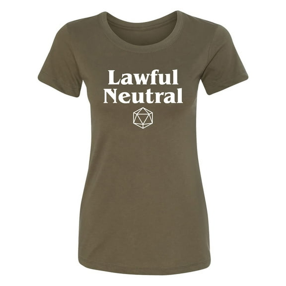 Lawful Neutral Womens crewneck tee