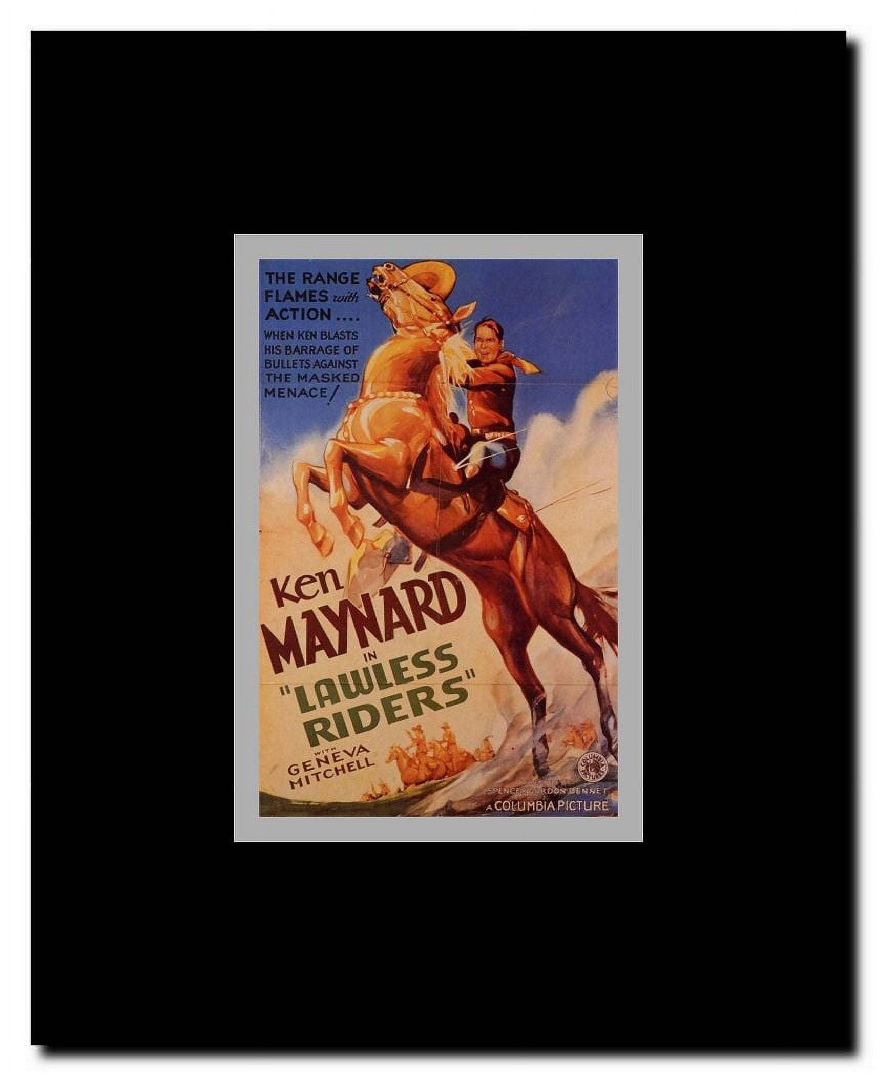 Lawless Riders Framed Movie Poster