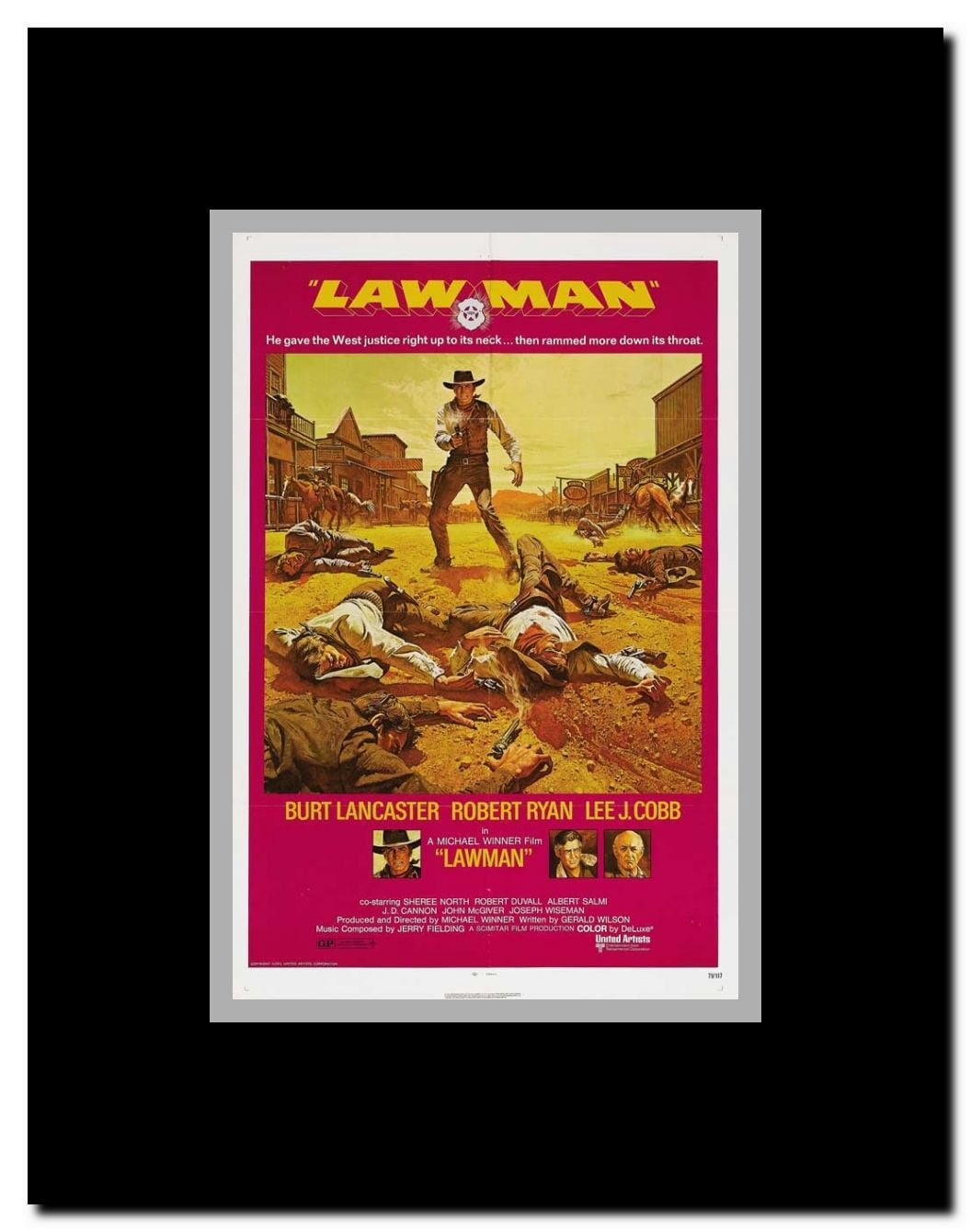 Lawman Framed Movie Poster