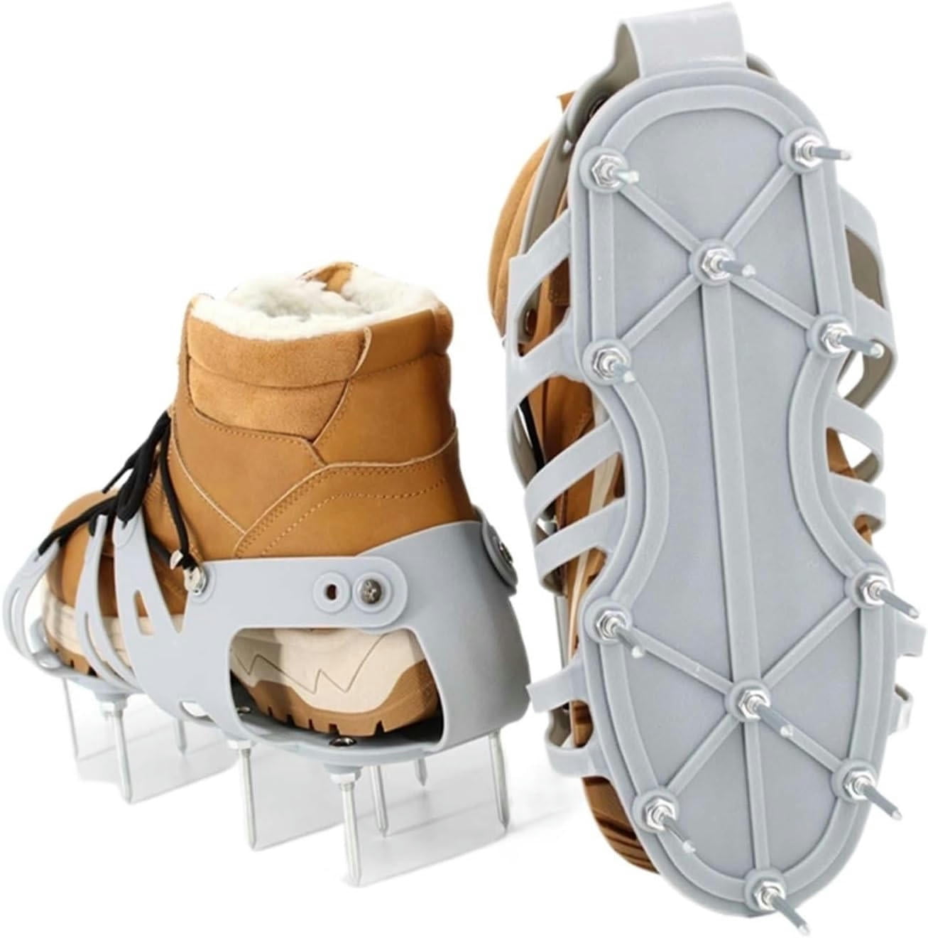 Lawn Aerator Shoes Lawn Aerator Shoes Heavy Duty Nails Lawn Sandals Grass Aerator Shoes Aerating Soil Lawn Reduces Thatch Garden Patio Lawn