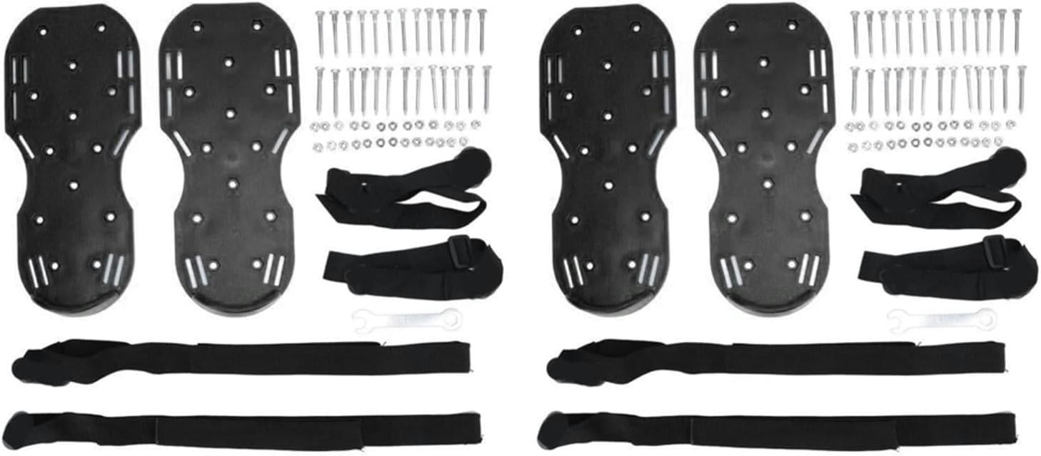 Lawn Aerator Tool 1/2set Garden Lawn Nail Shoes Loose Soil Tool Lawn Aerator Grass Spikes Shoes Self-Leveling Epoxy Yard Grass Cultivator(2PCS Green)