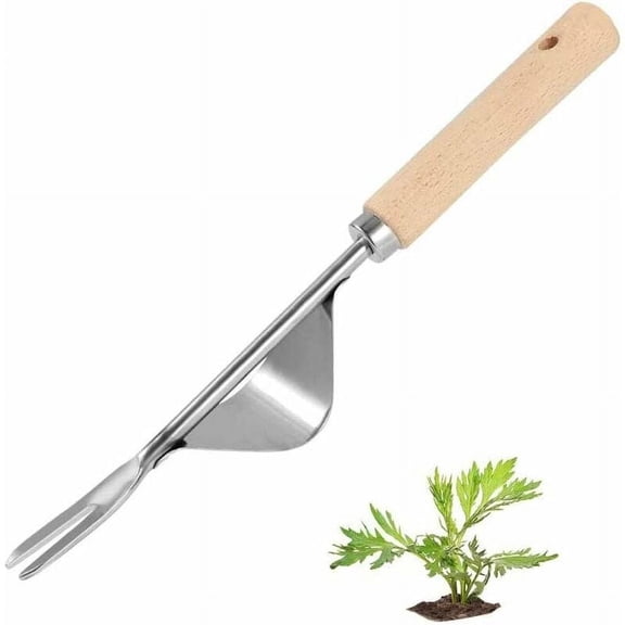 Lawn Care Essential, Dandelion Weed Puller, Ergonomic Design For Comfortable Use, Quality Garden Tools For Weeding, Versatile Grass Weed Tool With Extended Wood Handle