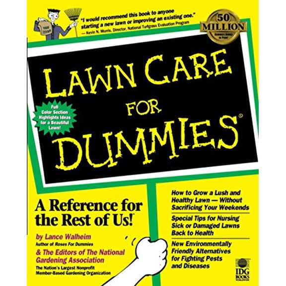 Pre-Owned Lawn Care for Dummies Paperback
