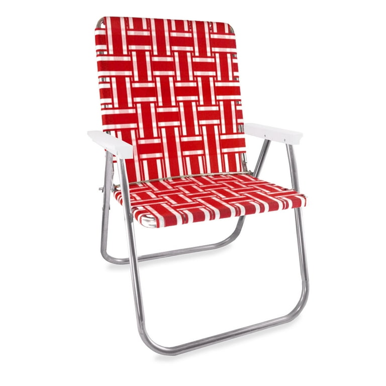 Lawn Chair USA American Made Folding Lightweight Aluminum Webbing Chair