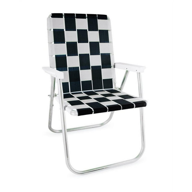 Lawn Chair USA Fabric Folding Chair (1 Pack), Black