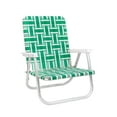 thumbnail image 1 of Lawn Chair USA Folding Beach Chair, Aluminum basket-weave, 1 of 2