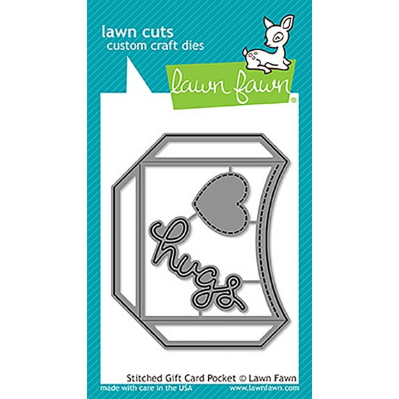 Lawn Cuts Custom Craft Die -Stitched Gift Card Pocket