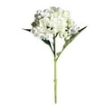 thumbnail image 1 of Lawn Decorations Outdoor Artificial flower hydrangea Fake Silk Flower Home Wedding Party Floral Decor Outdoor Decorations White, 1 of 3