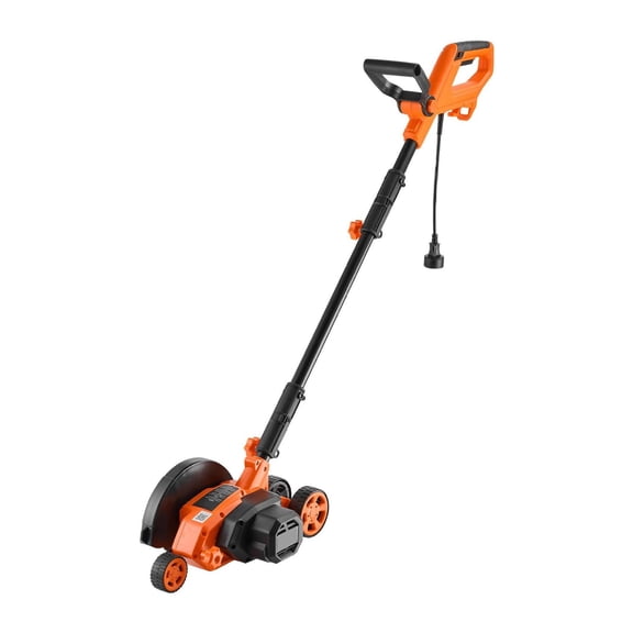 Lawn Edger 8 Inch 12 Amp Electric, 4000 RPM Lawn Tool with 3 Depth Settings, Pivoting Handle, for Driveways, Sidewalks, Yards