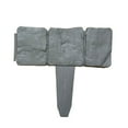 Lawn Edging Plastic Flexible Stone Look Flower Bed Edging Fence