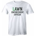thumbnail image 1 of Lawn Enforcement Officer T-Shirt Funny Landscaper Gardening Lawn Mower Tee, 1 of 2